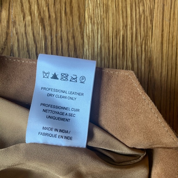 Free People Suede Wrap Midi Skirt EUC - Picture 8 of 8